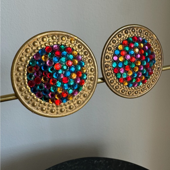 90s Style well-made costume earrings - Picture 3 of 6